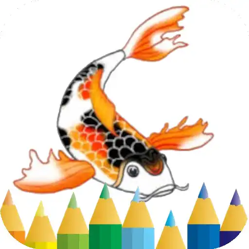 Play koi fish coloring game APK Play koi fish coloring game APK