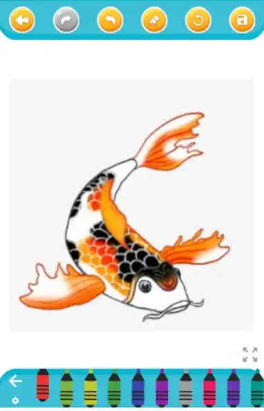 Play koi fish coloring game  and enjoy koi fish coloring game with UptoPlay