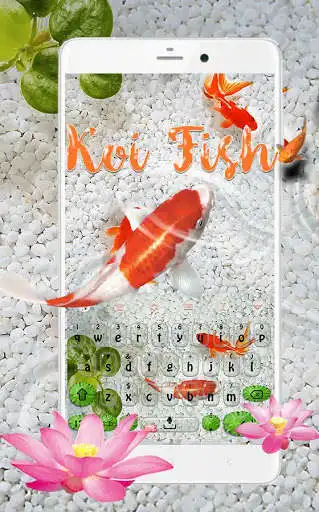 Play Koi Fish Keyboard Theme
