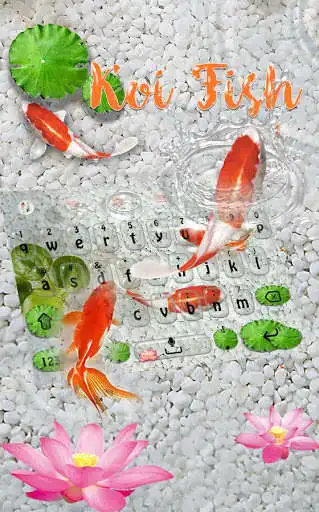 Play Koi Fish Keyboard Theme