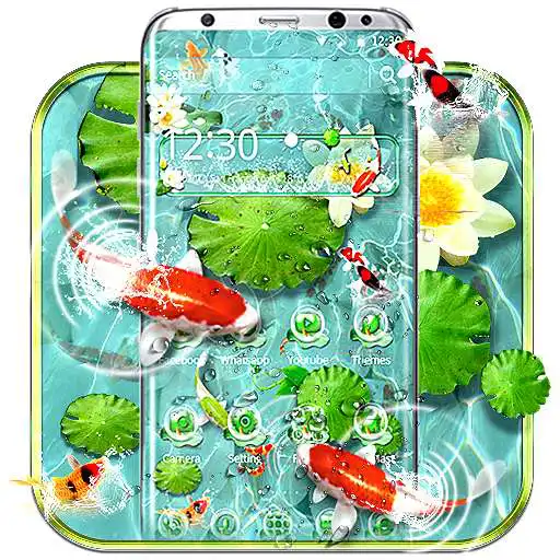 Run free android online Koi Fish Pond Theme APK
