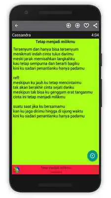 Play Koleksi Cassandra Lagu Lirik Play Koleksi Cassandra Lagu Lirik