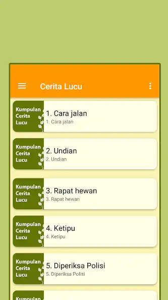 Play Koleksi Cerita Lucu  and enjoy Koleksi Cerita Lucu with UptoPlay