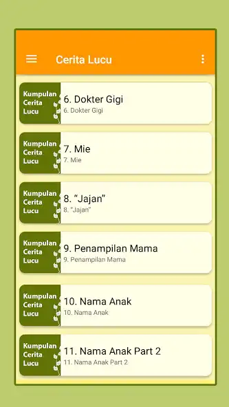 Play Koleksi Cerita Lucu as an online game Koleksi Cerita Lucu with UptoPlay