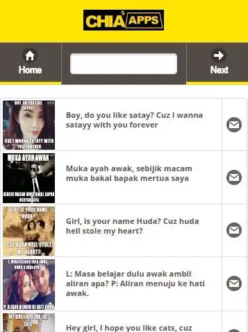 Play Koleksi Pickupline Malaysia  and enjoy Koleksi Pickupline Malaysia with UptoPlay