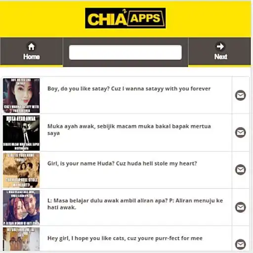 Play Koleksi Pickupline Malaysia as an online game Koleksi Pickupline Malaysia with UptoPlay