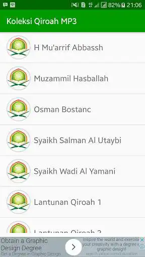 Play Koleksi Qiroah MP3  and enjoy Koleksi Qiroah MP3 with UptoPlay
