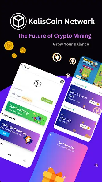 Play Kolis Network - Cloud Mining  and enjoy Kolis Network - Cloud Mining with UptoPlay