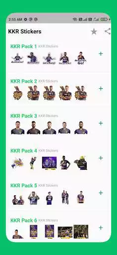 Play Kolkata Knight Riders (KKR) - IPL Stickers  and enjoy Kolkata Knight Riders (KKR) - IPL Stickers with UptoPlay