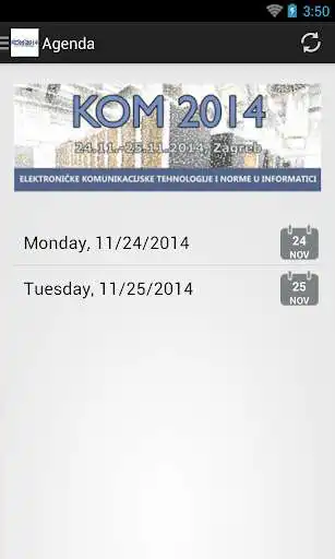 Play KOM 2014 conference as an online game KOM 2014 conference with UptoPlay