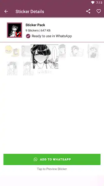 Play Komi San Stickers for WSP as an online game Komi San Stickers for WSP with UptoPlay