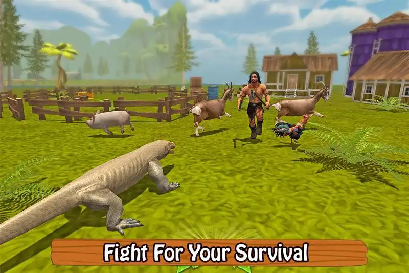 Play Komodo Simulator : Dragon Game as an online game Komodo Simulator : Dragon Game with UptoPlay