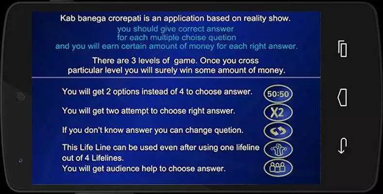 Play Kon Banega Crorepati Game In Hindi
