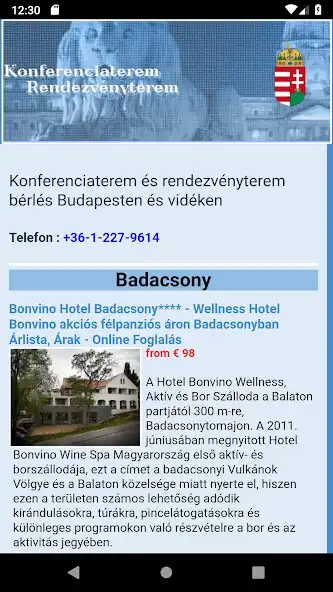 Play Konferenciaterem és rendezvényterem bérlés  and enjoy Konferenciaterem és rendezvényterem bérlés with UptoPlay