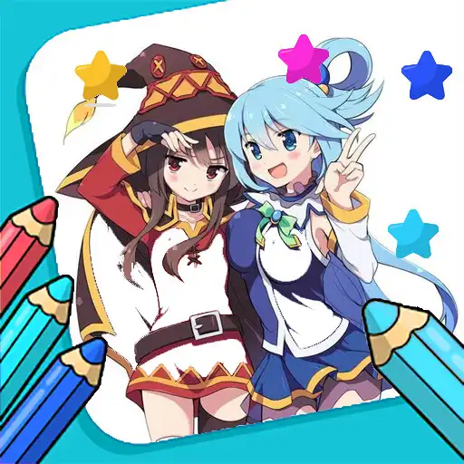 Play konosuba coloring  book APK