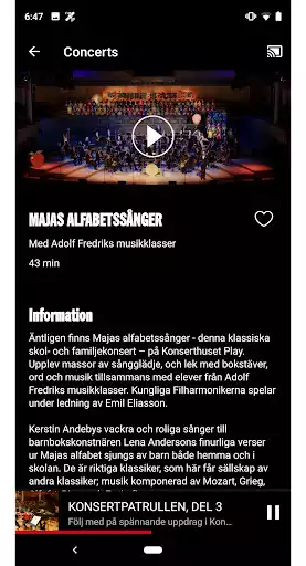 Play Konserthuset Play as an online game Konserthuset Play with UptoPlay