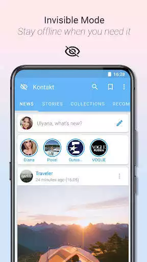 Play Kontakt - Client for VK (VKontakte)  and enjoy Kontakt - Client for VK (VKontakte) with UptoPlay