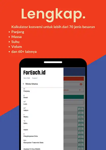 Play Konversi Satuan Lengkap - ForE  and enjoy Konversi Satuan Lengkap - ForE with UptoPlay