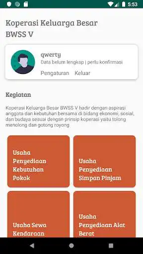 Play Koperasi Keluarga Besar BWSS V  and enjoy Koperasi Keluarga Besar BWSS V with UptoPlay