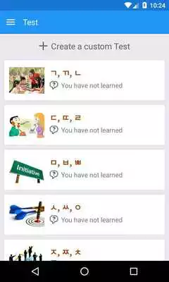 Play Korean Alphabet Writing