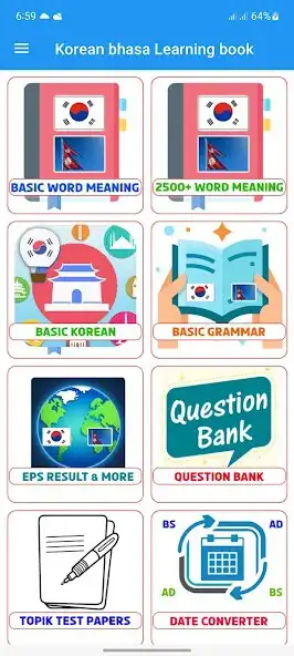 Play Korean bhasa Learning book as an online game Korean bhasa Learning book with UptoPlay
