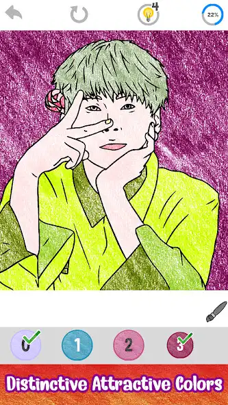 Play Korean Color by Number - Coloring Book Pages as an online game Korean Color by Number - Coloring Book Pages with UptoPlay