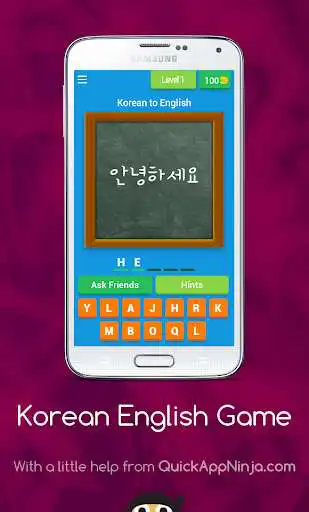 Play Korean English Quiz  and enjoy Korean English Quiz with UptoPlay