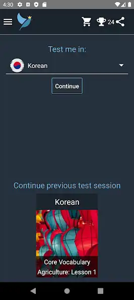 Play Korean Language Tests  and enjoy Korean Language Tests with UptoPlay