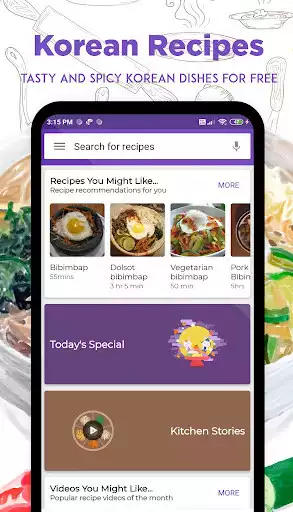 Play Korean Recipes  and enjoy Korean Recipes with UptoPlay