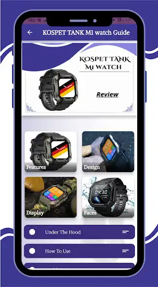 Play KOSPET TANK M1 watch Guide  and enjoy KOSPET TANK M1 watch Guide with UptoPlay