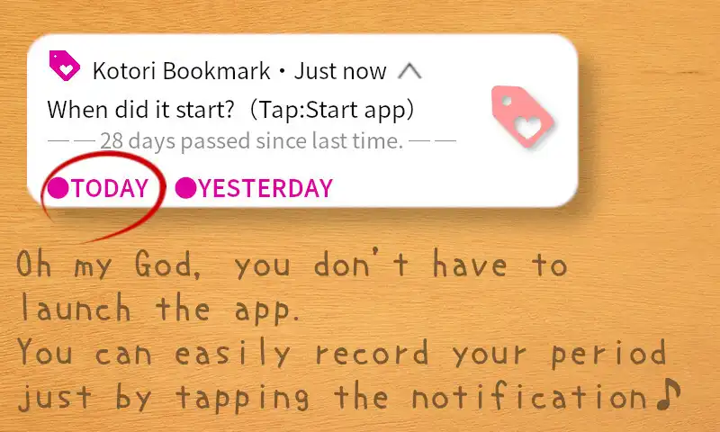Play Kotori Bookmark:Period Tracker as an online game Kotori Bookmark:Period Tracker with UptoPlay