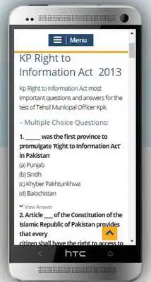Play KPK TMO TEST PREPARATION: Tehsil Municipal Officer