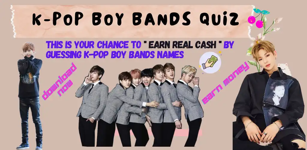 Play K-Pop Boy Bands - Fan Trivia  and enjoy K-Pop Boy Bands - Fan Trivia with UptoPlay