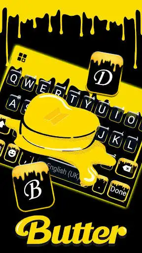 Play Kpop Butter Drop Keyboard Background as an online game Kpop Butter Drop Keyboard Background with UptoPlay