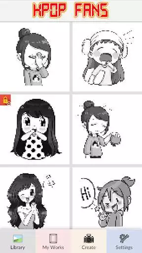 Play KPOP Fans - Pixel Art  and enjoy KPOP Fans - Pixel Art with UptoPlay