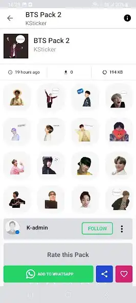 Play Kpop FAN Sticker for WA  and enjoy Kpop FAN Sticker for WA with UptoPlay