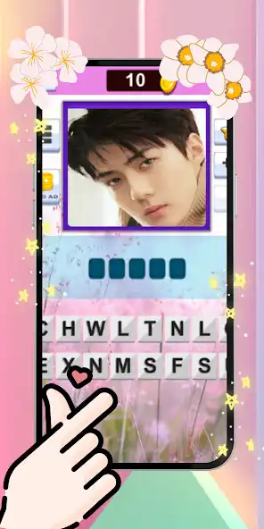 Play Kpop Idols Quiz - Fingerhearts as an online game Kpop Idols Quiz - Fingerhearts with UptoPlay