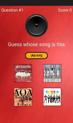 Play Kpop MTrivia Red