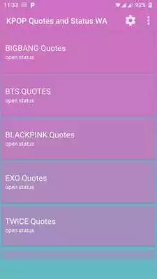 Play KPOP Quotes WA and Wallpapers HD