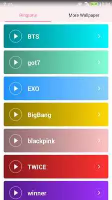 Play K-POP Ringtone Wallpaper