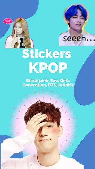 Play Kpop Stickers BTS Black Pink  and enjoy Kpop Stickers BTS Black Pink with UptoPlay