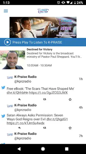 Play K-Praise FM 106.1 AM 1210  and enjoy K-Praise FM 106.1 AM 1210 with UptoPlay