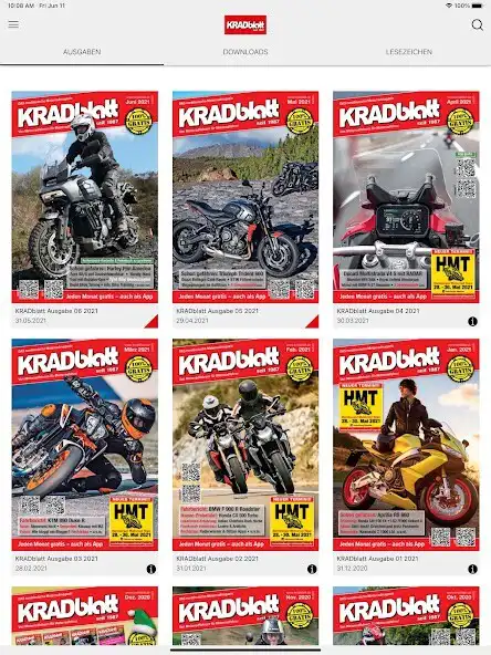 Play KRADblatt Motorradmagazin  and enjoy KRADblatt Motorradmagazin with UptoPlay