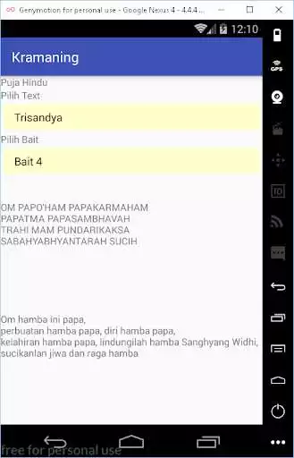 Play Kramaning Sembah as an online game Kramaning Sembah with UptoPlay