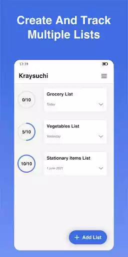 Play Kraysuchi - Grocery Shopping List App as an online game Kraysuchi - Grocery Shopping List App with UptoPlay