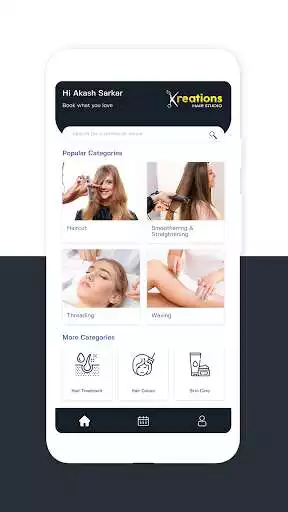 Play Kreations Hair Studio  and enjoy Kreations Hair Studio with UptoPlay
