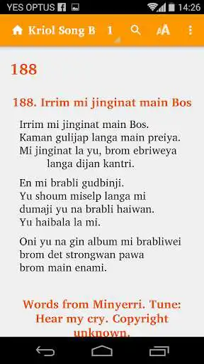 Play Kriol Song Buk as an online game Kriol Song Buk with UptoPlay