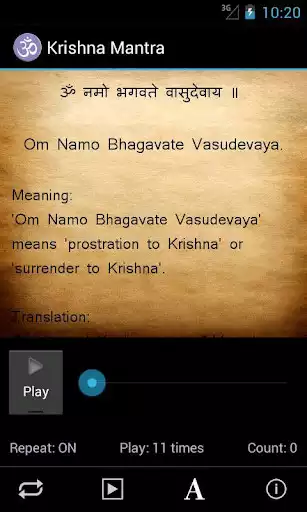 Play Krishna Mantra  and enjoy Krishna Mantra with UptoPlay