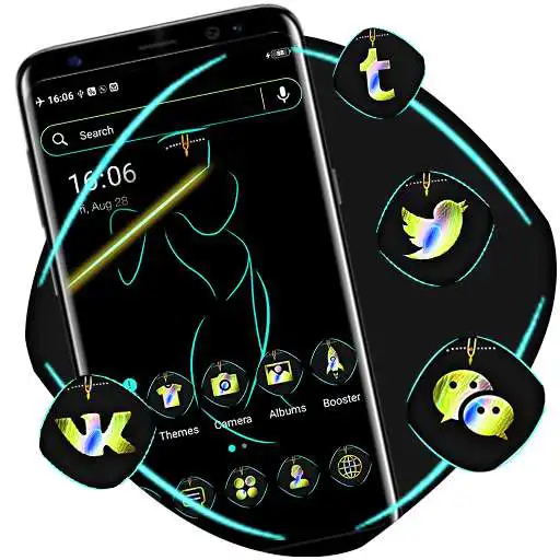 Play Krishna Neon Light Theme APK Play Krishna Neon Light Theme APK