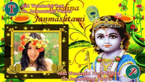 Play Krishna Photo Frame as an online game Krishna Photo Frame with UptoPlay